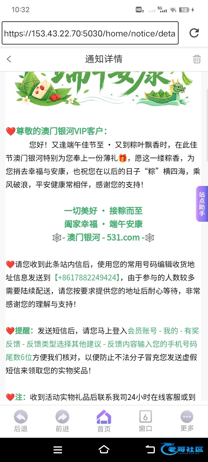 【银河531-站内信粽子】