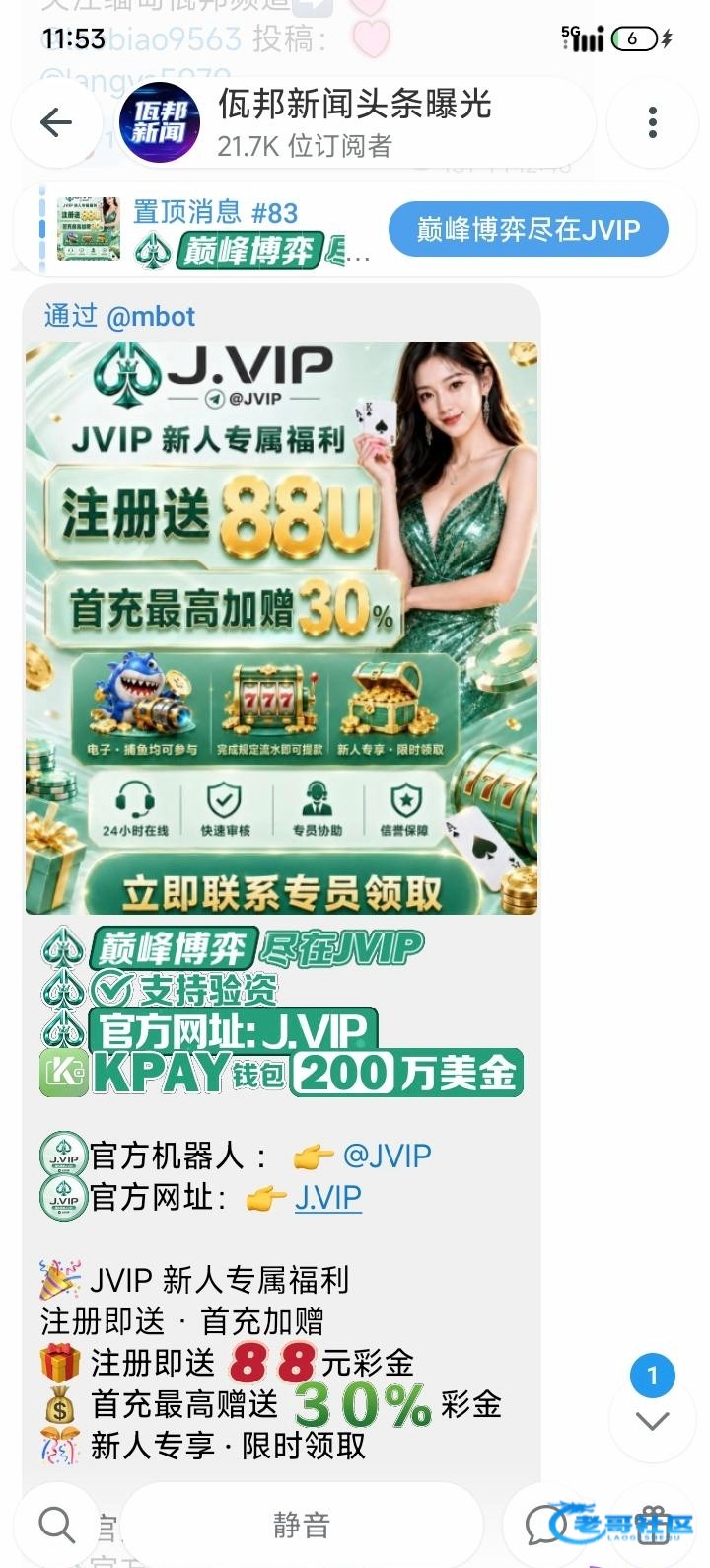 【J.VIP】U地址流水送88